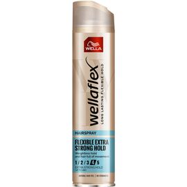 Лак для волос WELLAFLEX Extra Strong, сильная фиксация 4, спрей, 250 мл