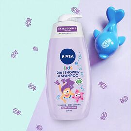 Гель для душа-шампунь 2в1 NIVEA Kids Ягодный, 500 мл