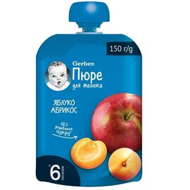 Piure de fructe Gerber JUNIOR din mere si caise 150 g