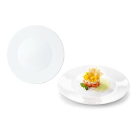 Platou BORMIOLI ROCCO Grangusto alb, opalglass, 33 cm