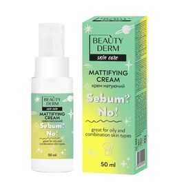 Крем для лица BEAUTYDERM No Sebum, матирующий, 50 мл