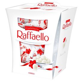 Praline RAFFAELLO, nuca de cocos si migdale albe, 230 gr