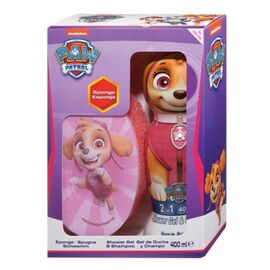 Набор детский AIR-VAL Paw Patrol Skye, гель для душа, +губка, 400 мл