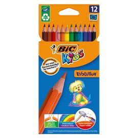 Карандаши BIC evolution цветныe, 12 шт