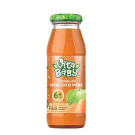 Nectar VITA Baby, morcov-mere, 175ml