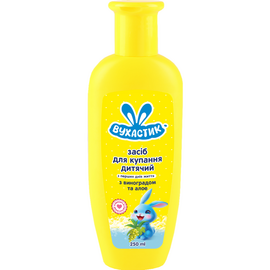 Gel de dus si sampon pentru copii cu struguri si aloe VUHASTIK, 250 ml