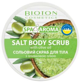 Scrub de corp SPA & AROMA, din sare, cu ulei de masline, 250 g