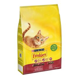 Корм для кошек FRISKIES Adult Курица+Овощи, 1,5кг