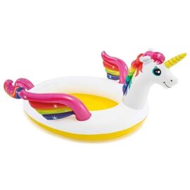 Piscina gonflabila pentru copii INTEX Unicorn fermecat, 272 x 193 x 104 cm, 335 l, 2+