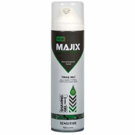 Gel de ras MAJIX Sensitive, 200 ml