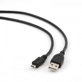 Cablu GEMBIRD, Cablexpert, microUSB2.0, 1.8 m, Black