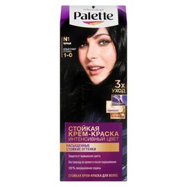 Vopsea-crema pentru par PALETTE, N1 (1-0) Negru, 110 ml