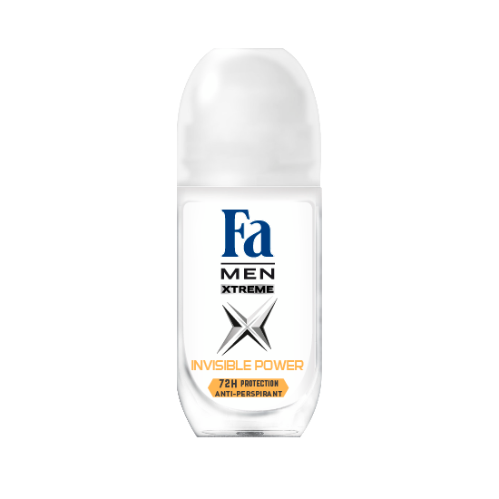 FA Deodorant Roll Men Xtreme Invisible 50ml