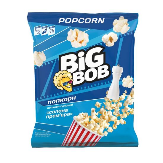 Попкорн BigBob, соленый, 70 г