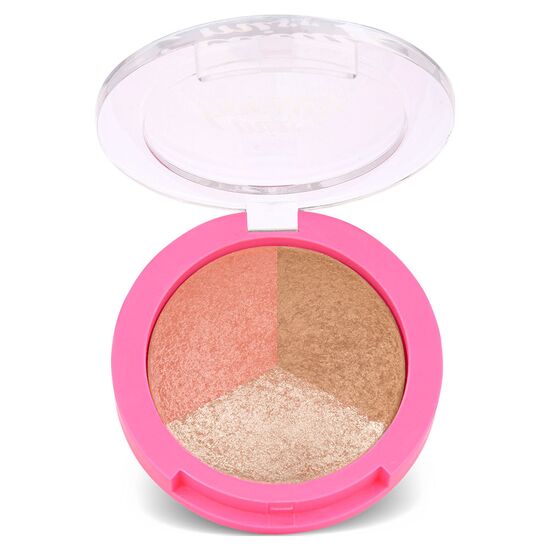 Пудра GOLDEN ROSE Miss Beauty Glow Baked Trio