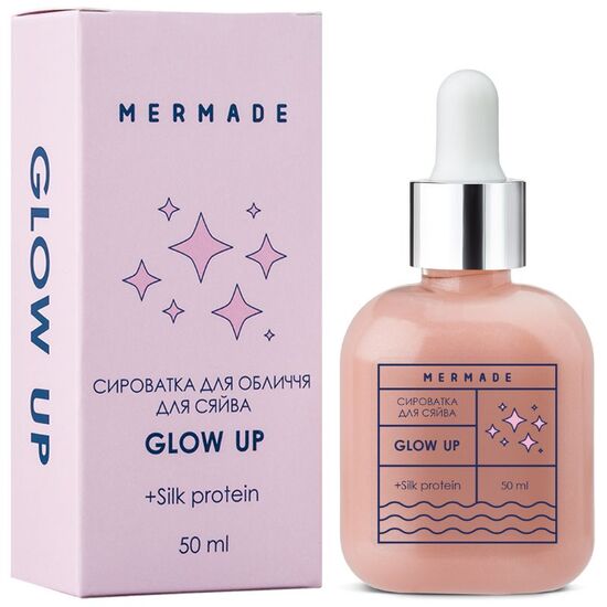 Ser pentru fata MERMADE Glow up, stralucitor, 50ml