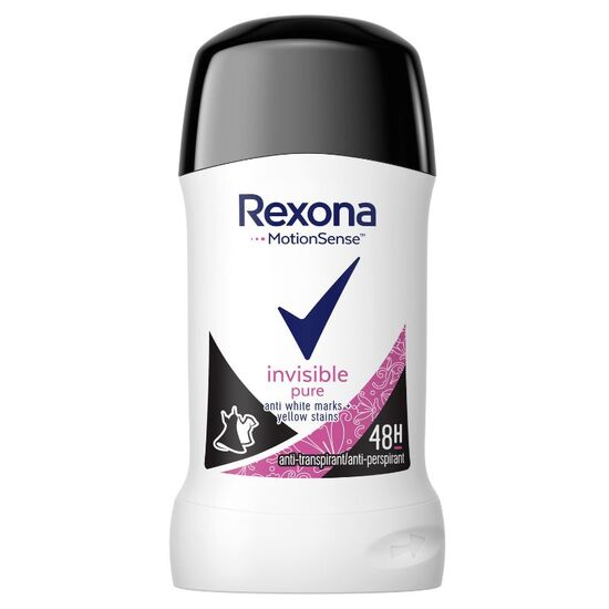 Антиперспирант-карандаш REXONA Invisible Pure, против пятен, 40 мл