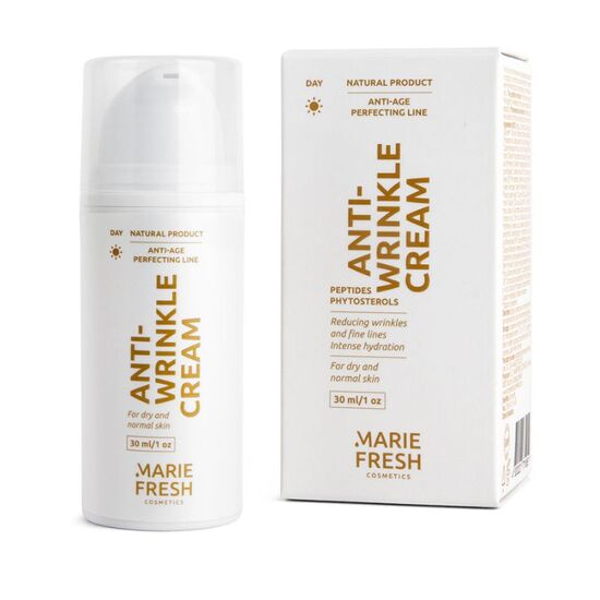 Дневной крем MARIE FRESH ANTI-WRINKLE, сухая и нормальная кожа, 30 мл, изображение 2