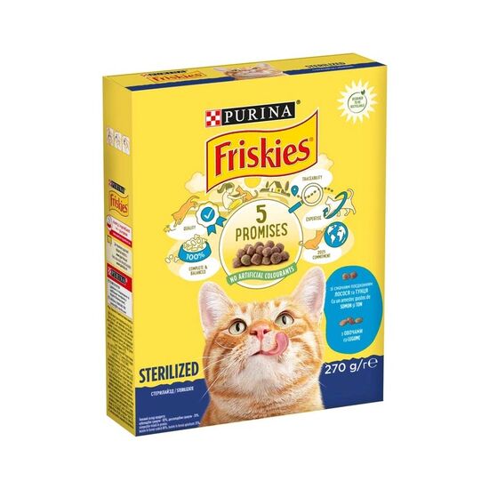 Корм для кошек FRISKIES Neutered Сухой, 270гр