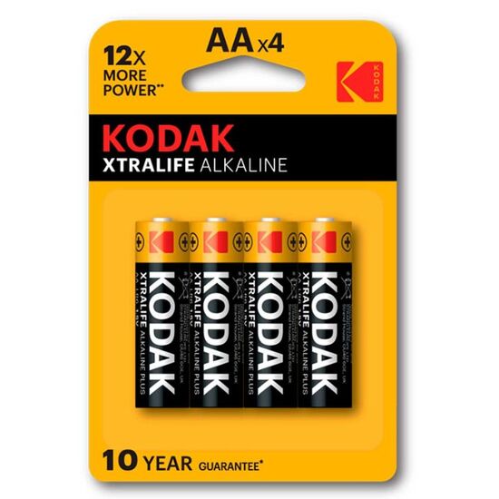 Baterii alcaline KODAK, R6 AA, 4 buc