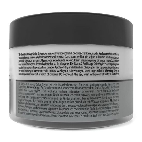 Crema ceara pentru par BLACKRED colorata Silver, 100 ml, 4 image