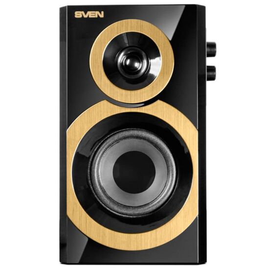 Boxe SVEN SPS-619 GOLD, 2.0 / 2x10W RMS, negru, 2 image