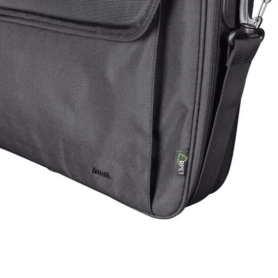 Сумка для ноутбука TRUST NB bag 15.6" Atlanta, Eco-friendly laptop bag for 15.6" laptops, Black, изображение 5