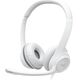 Casti LOGITECH Headset H390, USB, microfon, alb