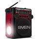 Radio SVEN SRP-355, FM/AM/SW, 3W RMS, rosu, 2 image